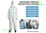 Hospital Disposable Protective Coverall Protective Work Clothing For Hospital