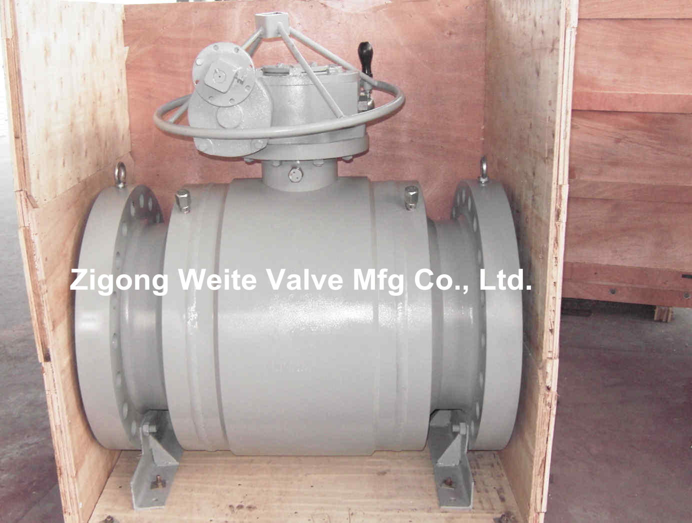 Forged Steel A105 Gearbox Ball Valve 16 Inch Class 600 ASTM a105