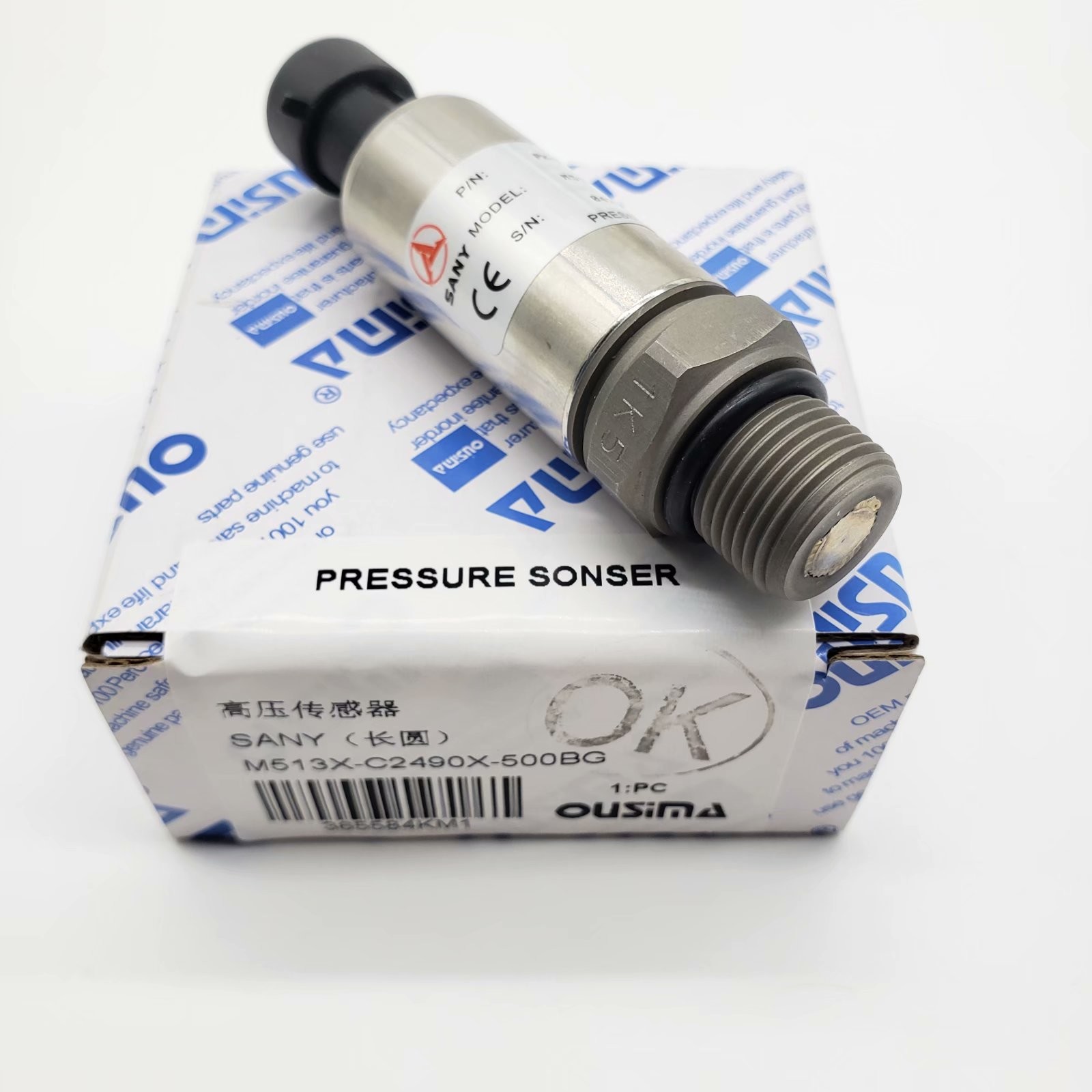 OUSIMA M513X-C2490X-500BG Excavator Pressure Sensor Switch high Pressure Sensor For SANY Series Snay