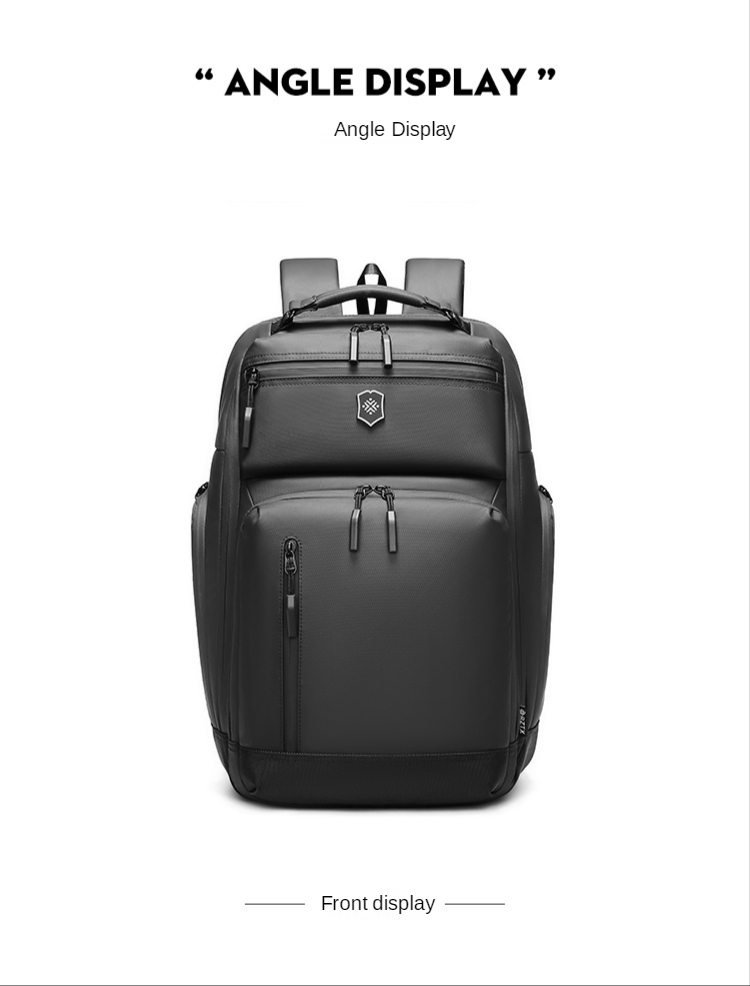 Nylon Lining Large Capacity Oxford Anti Theft Backpack 35 Litre