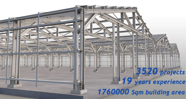 Steel Structure Metal Frame Building Warehouse Q345B Q355