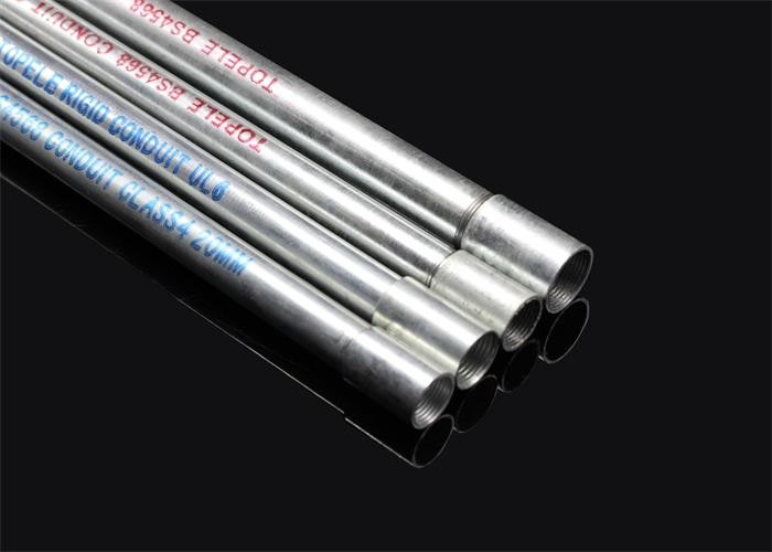 TOPELE Galvanized Steel BS4568 Conduit Fittings BS31 GI Conduit Pipe