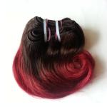 8 Inches Wholesale Ombre 1B/99J Curl Brazilian Hair Snail Weave