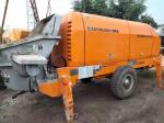 Electric Used Concrete Trailer Pumps Zoomlion 600L Hopper Capacity