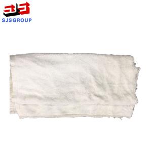 China 50kg/Bale 55cm White Cotton Wiping Rags wholesale