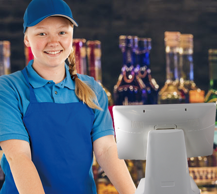Capacitive Touch Screen POS Machine VFD Customer Display POS Software 15 inch Display