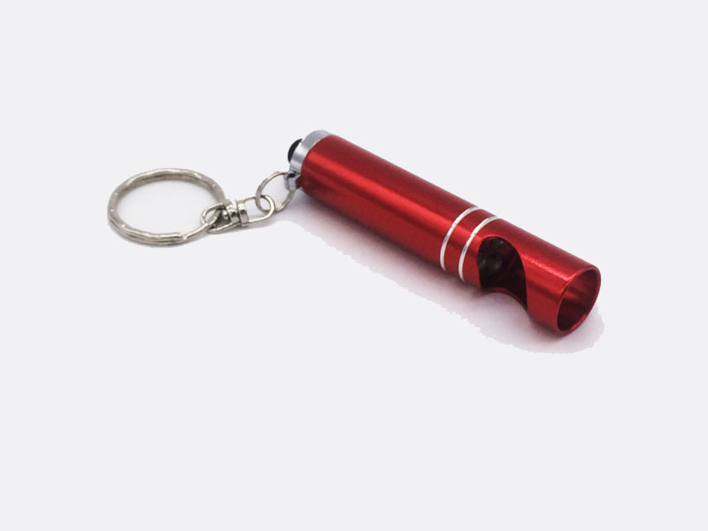 Personalized Anodized Aluminum Keychain with Mini Flashlight LED Beer Bottle Opener, Laser Engrave Logo, Cheap Key Ring