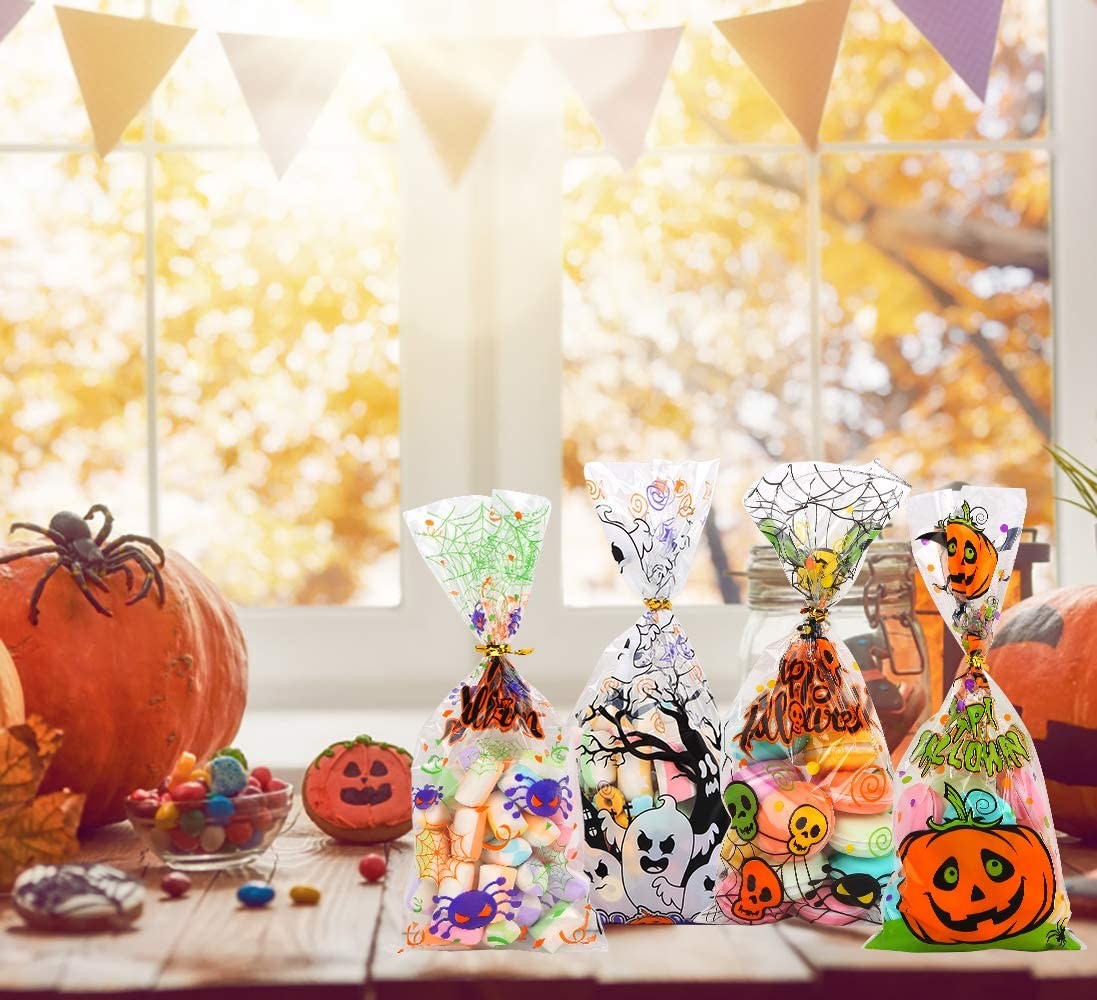 Easter Halloween Wedding Cookie Cellophane Sweetie Party Bags For Candy