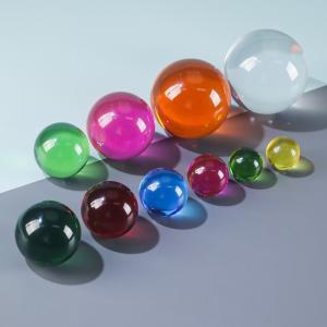 China Customize clear acrylic balls large acrylic sphere Resin Colorful Balls Home Decor Acrylic Ball wholesale