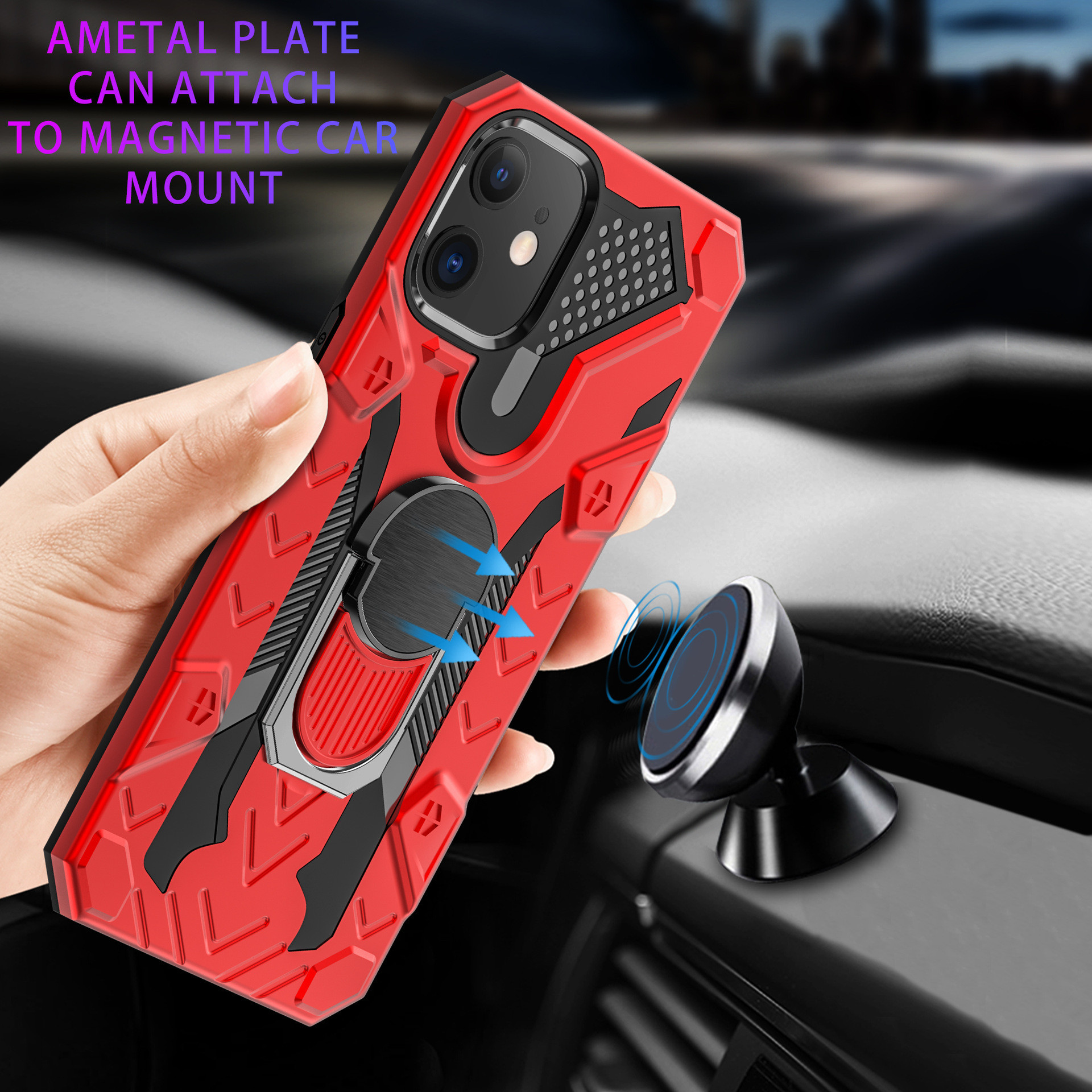 Heavy Duty Hybrid Protective Case Corners Protection Shell Stand