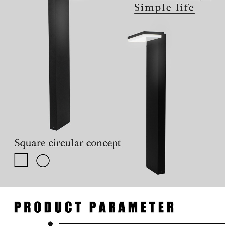Square 12W Lamp Beads 3000k 6500K 180x650mm