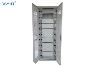 China 576 Cores FTTH Fiber Optical Distribution Network Cabinet Height 35U Front / Back Doors wholesale