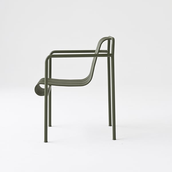 Transform Your Outdoor Space with AJUNION Minimalist Steel Armchair W63 x D66 x H80cm
