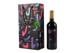Wine Vertical Retail Shop Bags For Carrying Gift With Rope Handle Multi Colors
