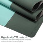 Woven Label Printing Yoga Exercise Mat , Colorful Yoga Mat 80cm