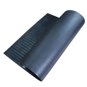 China Industrial Round Stud Horse Trailer Floor Mats , Durable Rubber Stable Mats wholesale