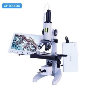 China 7&quot; Digital Lcd Microscope Biological USB Portable Dual Lens 2.0M A33.5102 wholesale