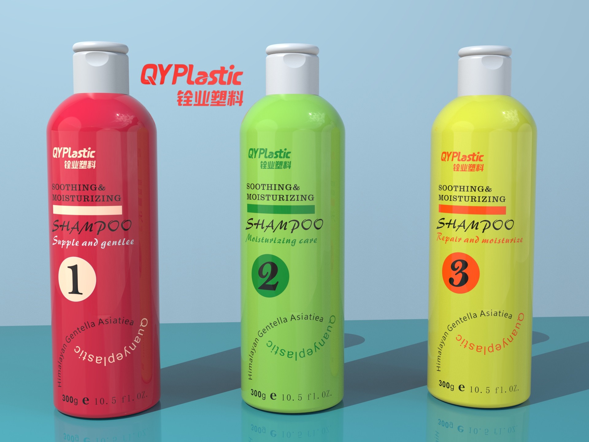 4oz 6oz 8oz PET PCR Cosmetic Bottles With Plastic Flip Cap Body Cream Lotion