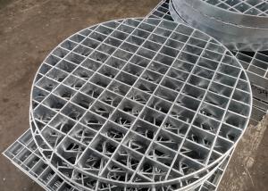 China Outdoor Round Cover Galvanized Drainage Grates S304 Pressure Locked wholesale