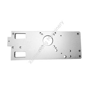 China Milling Turning Food Machinery Parts Left Plate Anodizing Machined Aluminium Parts wholesale