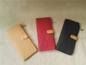 China washable kraft paper wallet, zipper bag, card holder wholesale