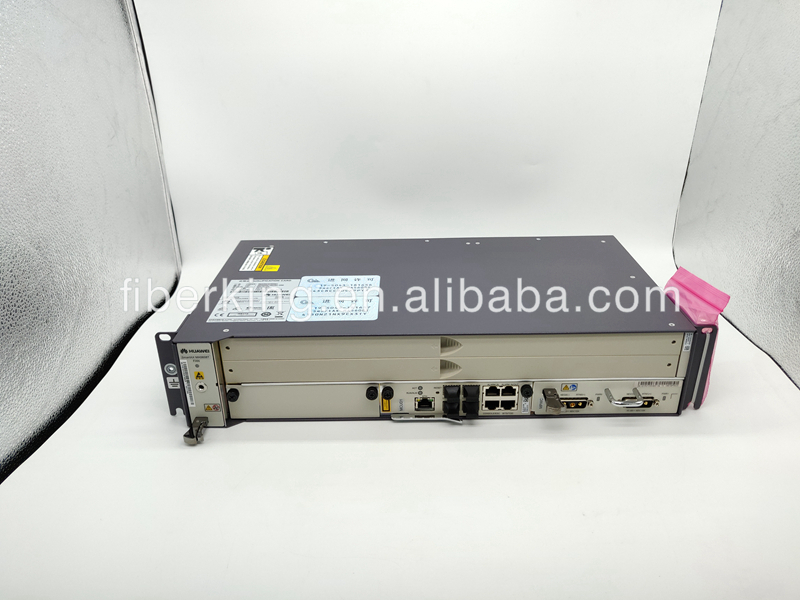 FTTH Optical Line Terminal Smartax Ma5608t Mini Olt HUAWEI chassis with 1xMCUD1 1xMPWC