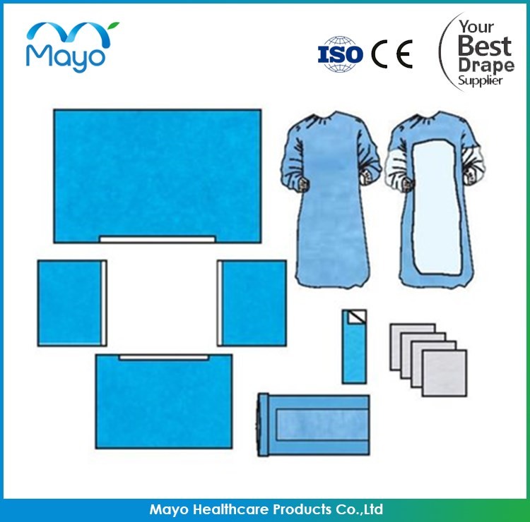 Customized ISO Sterile Drape Pack General Surgical Drape Universal