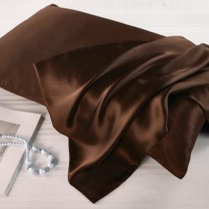 China Woven 51×66cm 19 Momme Mulberry Silk Fabric Plain Dyed For Hotel wholesale