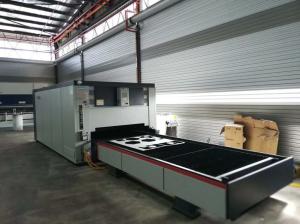 China 2000W Fiber CNC Laser Cutting Machine Double Driving Synchonous Technology wholesale
