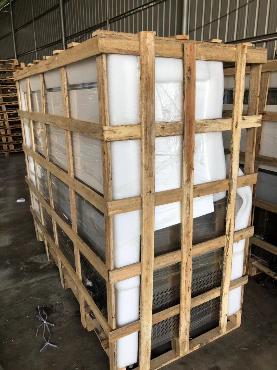 Painted Steel Meat Multideck Open Chiller Display Cases Split Type 1000L