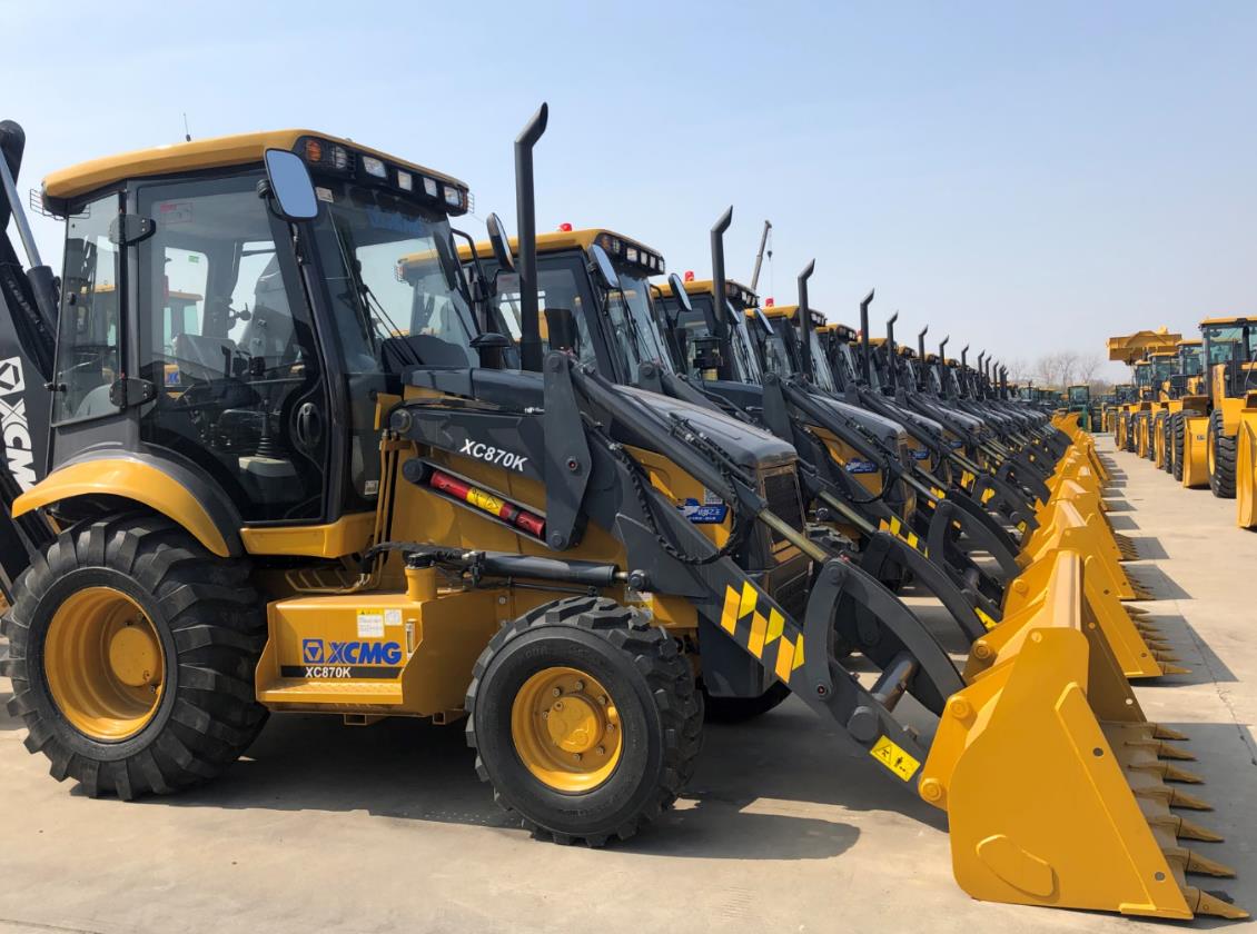 XCMG XC870K 2.5Ton Used Mini Backhoe Loader Energy Saving High Strength