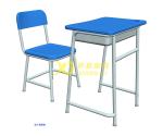 Middle School Single Desk And Chair With Color Customied / Classroom Furniture