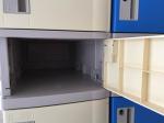 Four Layer Mobile Phone Lockers 1609 X 727 X 300 Cell Phone Box Lockers For SGS