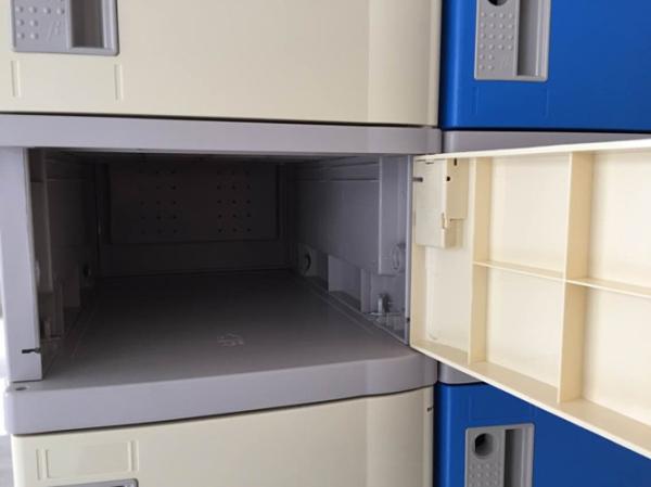 Four Layer Mobile Phone Lockers 1609 X 727 X 300 Cell Phone Box Lockers For SGS