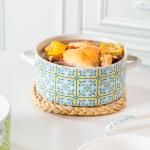 Round Creative Soup Pot Ceramic Pot Multifunctional Household Soup Pot Cutlery