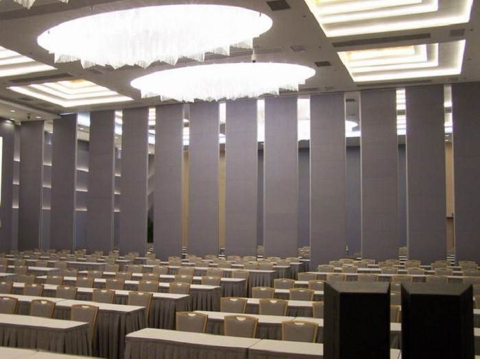 Interior Movable Sound Proof Folding Wooden Partition Wall For Function Room