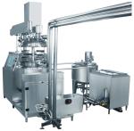 Three Phase Toothpaste Vacuum Pump Vacuum Emulsifying Machine With Hydraulic