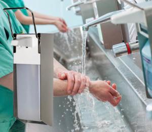 China 304 Stainless Steel Hand Sanitizer Bottle Holder 1.2mm Thickness For Health Care wholesale