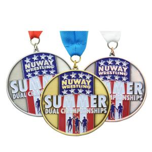 China Promotional Marathon event medal Metal logo customized great gifts wholesale