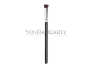 China Round Concealer Buffer Brush Private Label Makeup Brushes 100% Vegan Free wholesale