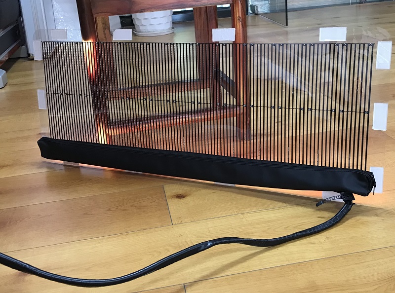 Full color indoor outdoor flexible video advertising super thin smart film glass adhesive led transparent film screen display