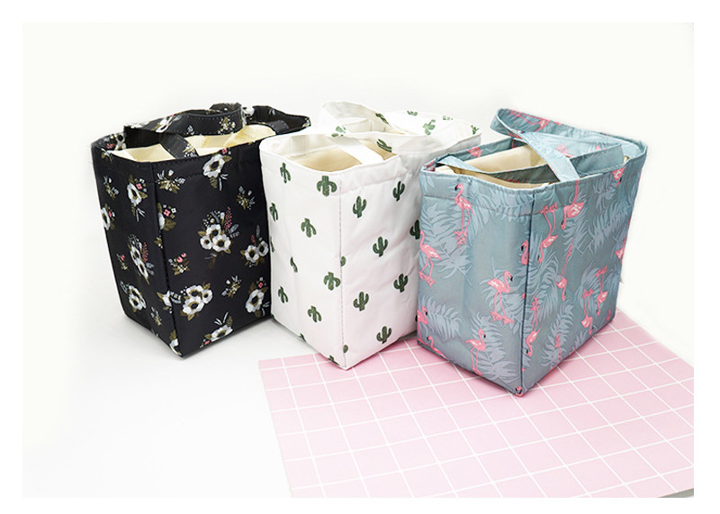 L20*D15cm Foldable Insulated Lunch Cooler Bags For Travel