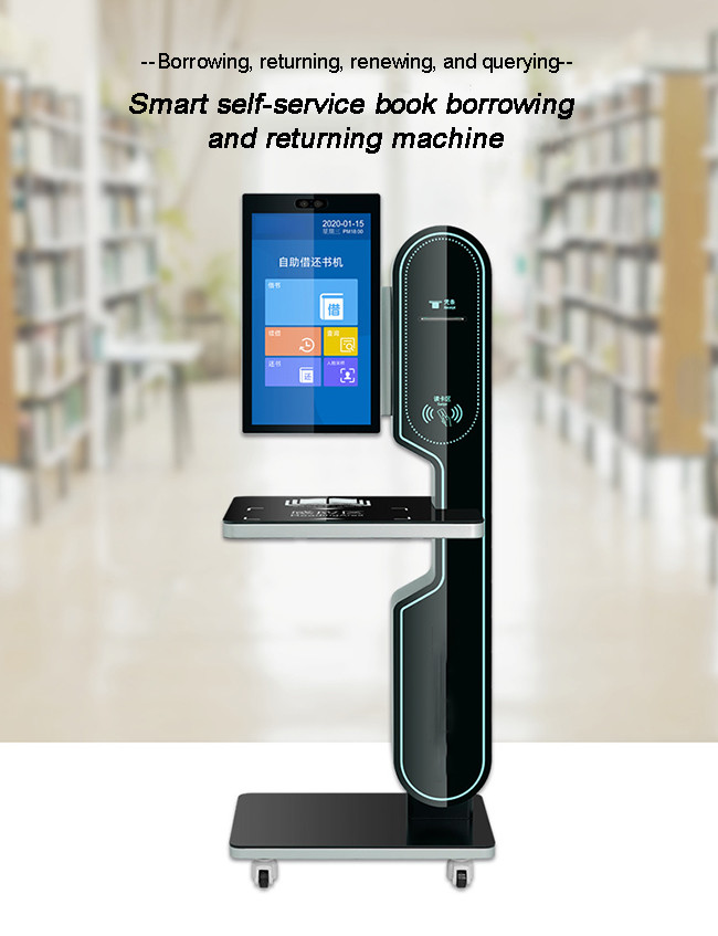 Compact Self Ordering Kiosk Pos System With QR Code Payment