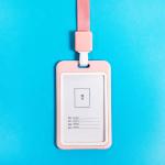 Deyi ID Card Holder Metal Crafts Plastic Material