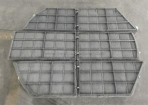China Rectangle Ss316 Wire Mesh Demister For Vessel Boiler System wholesale