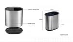 Fashion Stainless Steel Kitchen Knife Block Universal Knife Holder With