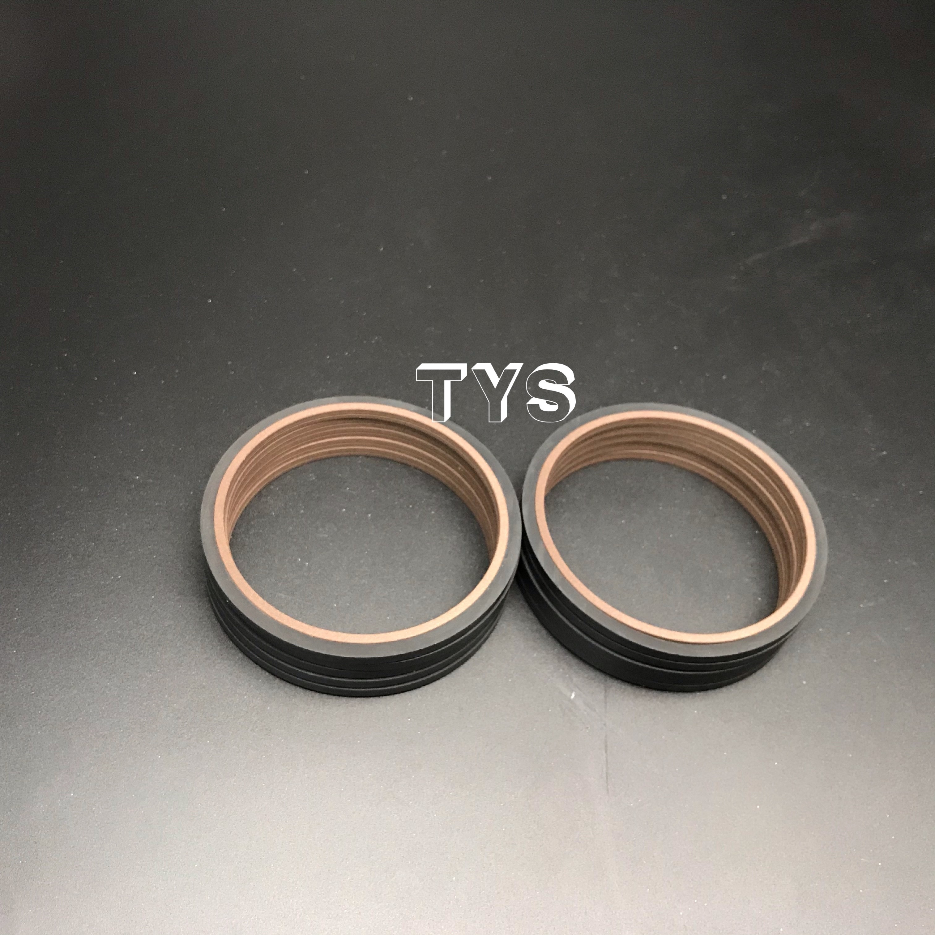 80x91.5x4.2black and brown Rotary Shaft Seals Kit GRS Rod Step Seal Ring for Excavator High Quality Glyd best seal Ring