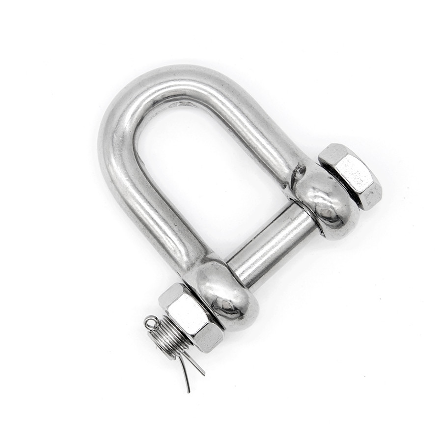 Bow Anchor Shackle With Safety Bolt And Nut Pin