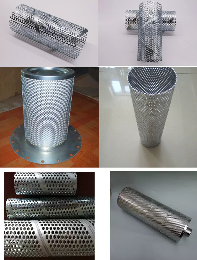 Tube Custom 304 Stainless Steel Wire Mesh Water Filter Micron Cylinder