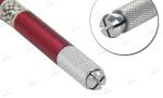 Aluminum Red Microblading Hand Tool Permanent Makeup Manual Tattoo Pen